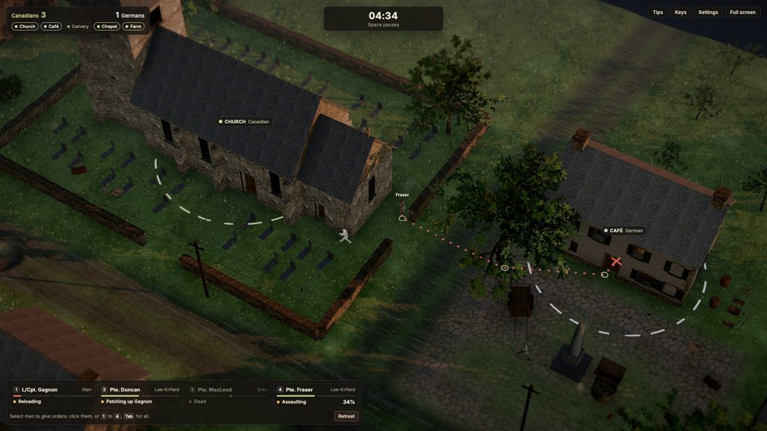 Hedgerow: Dawn, campaign battle